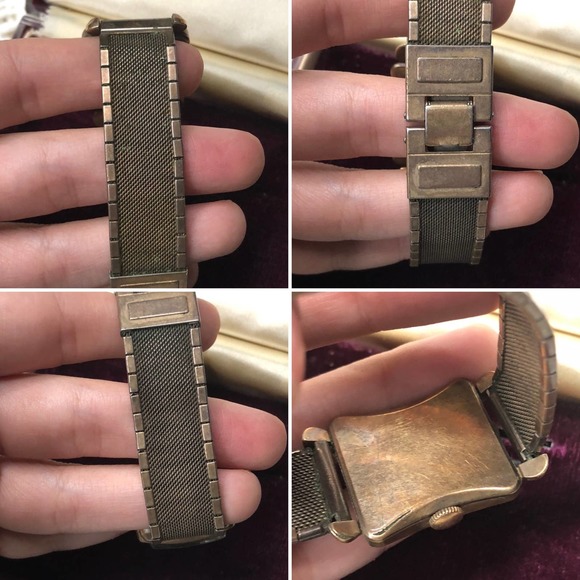 Vintage Lord Elgin Gold Tone Wrist Watch with Original Box Case - For Parts - Picture 12 of 16